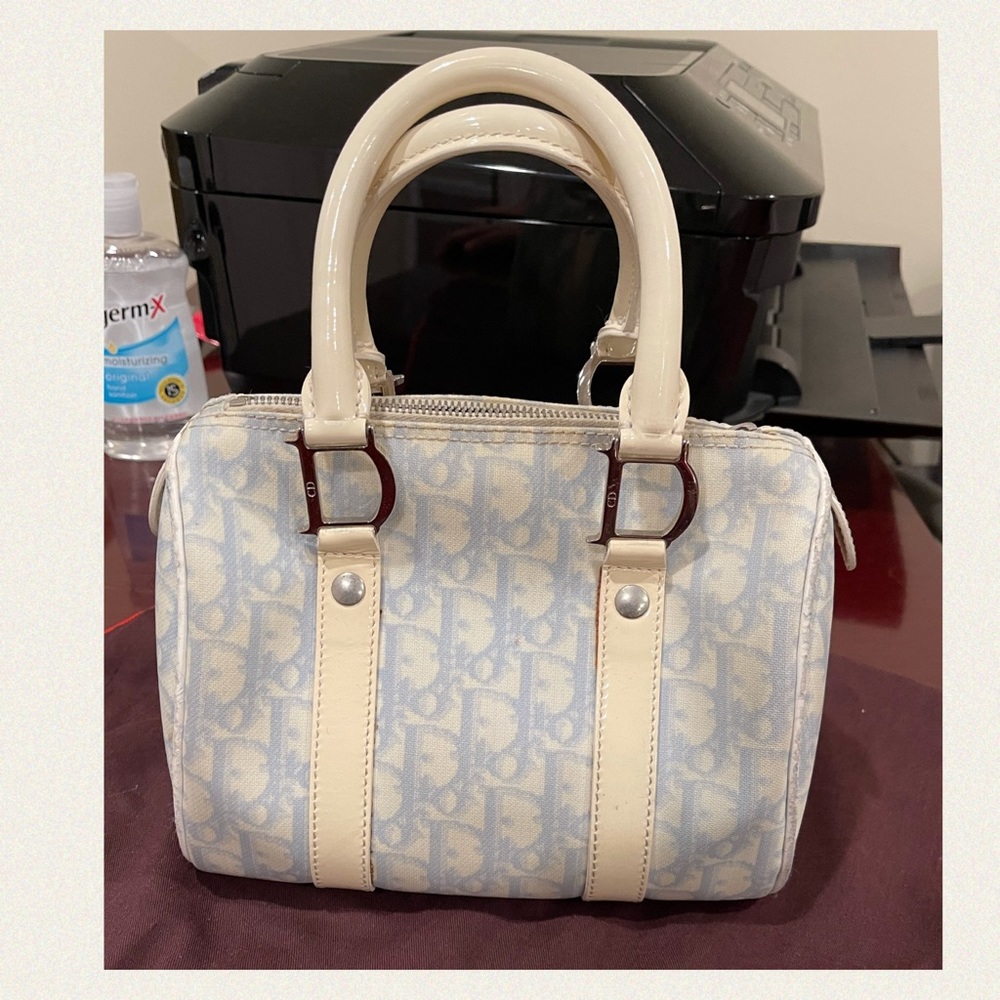 Auth Christian Dior Trotter BostonVintage Bag-READ